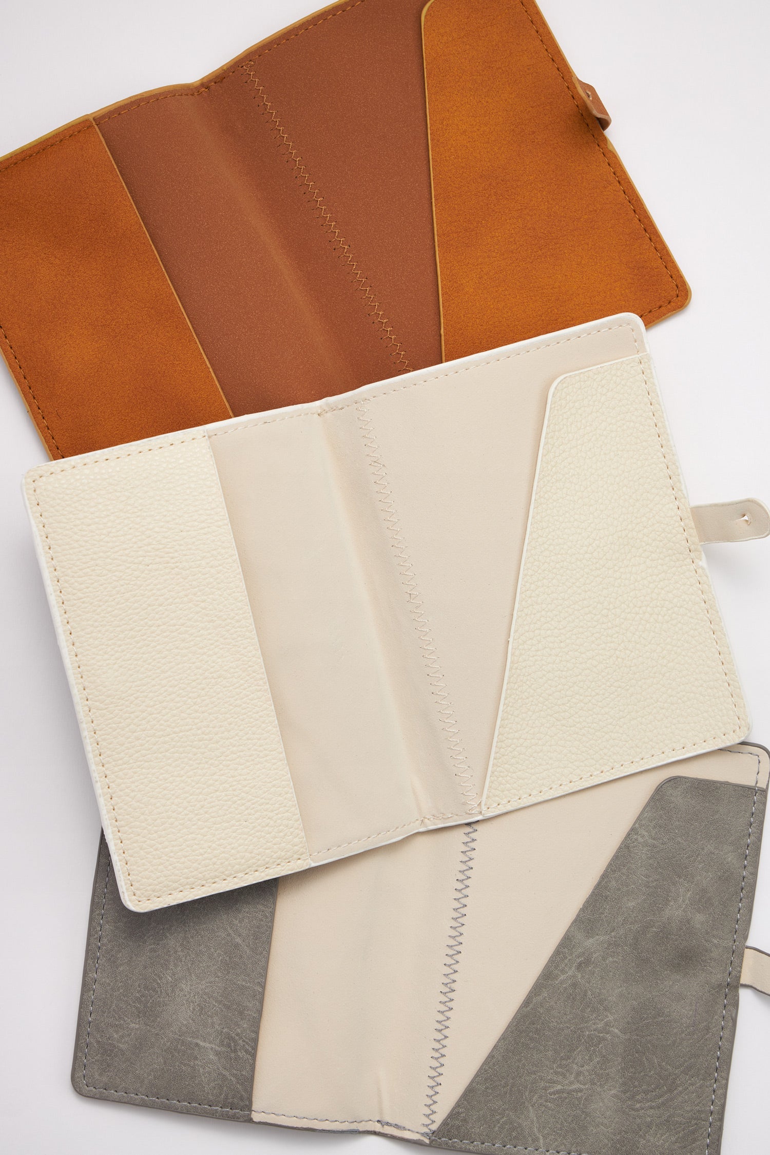 Genuine Leather Animal Print Passport Cover - Frem