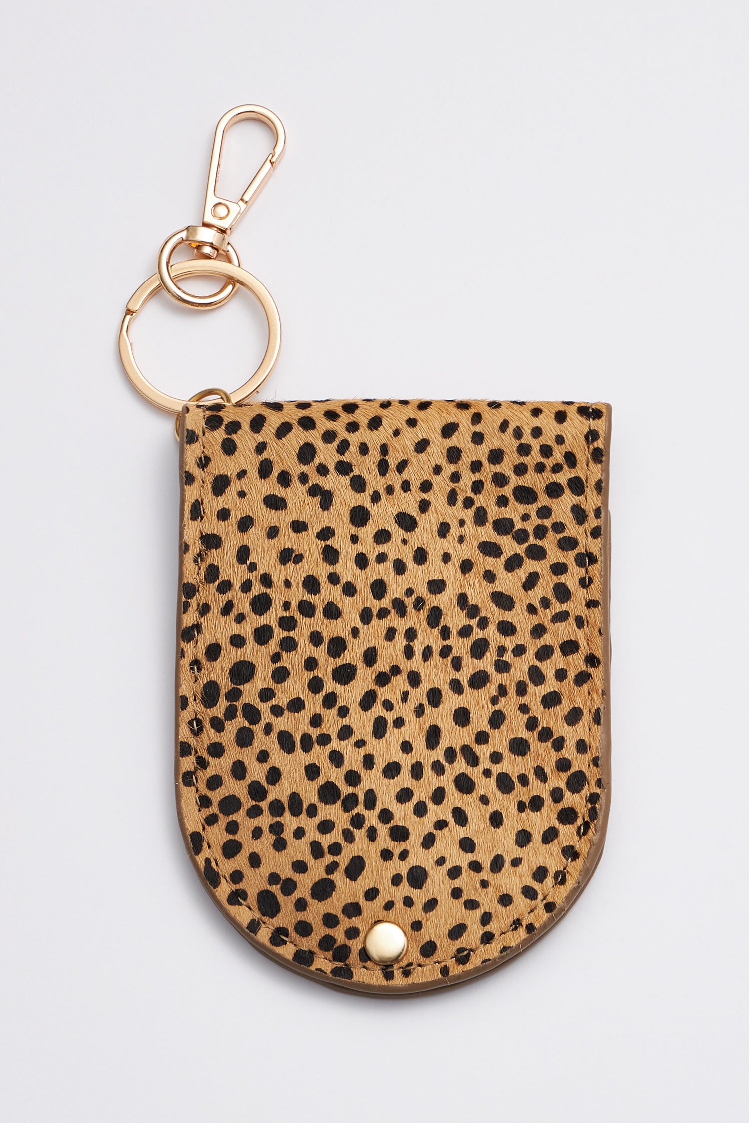 Animal Print ID Card Holder Key Chains - Frem