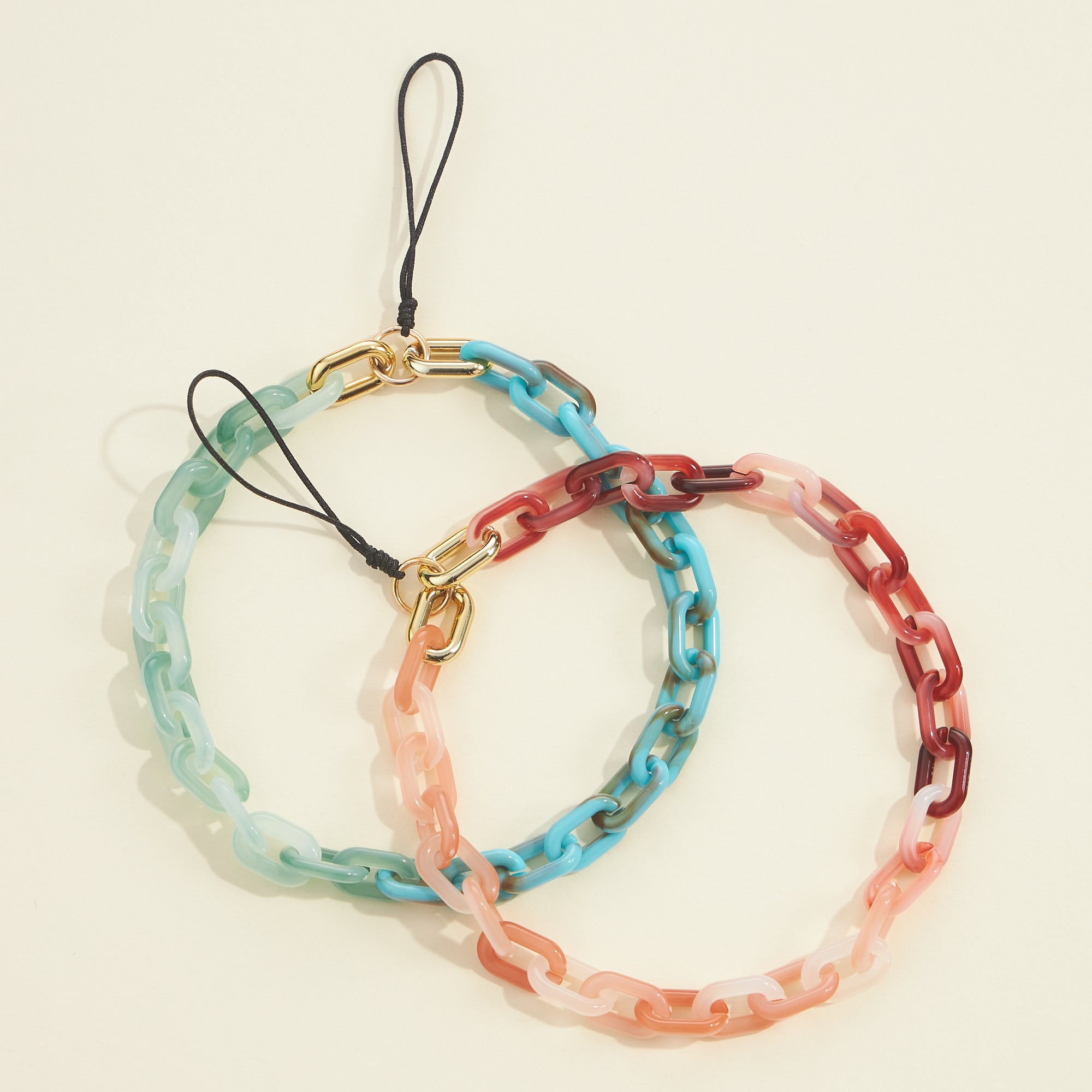 Two Tone Resin Chain Phone Strap - Frem
