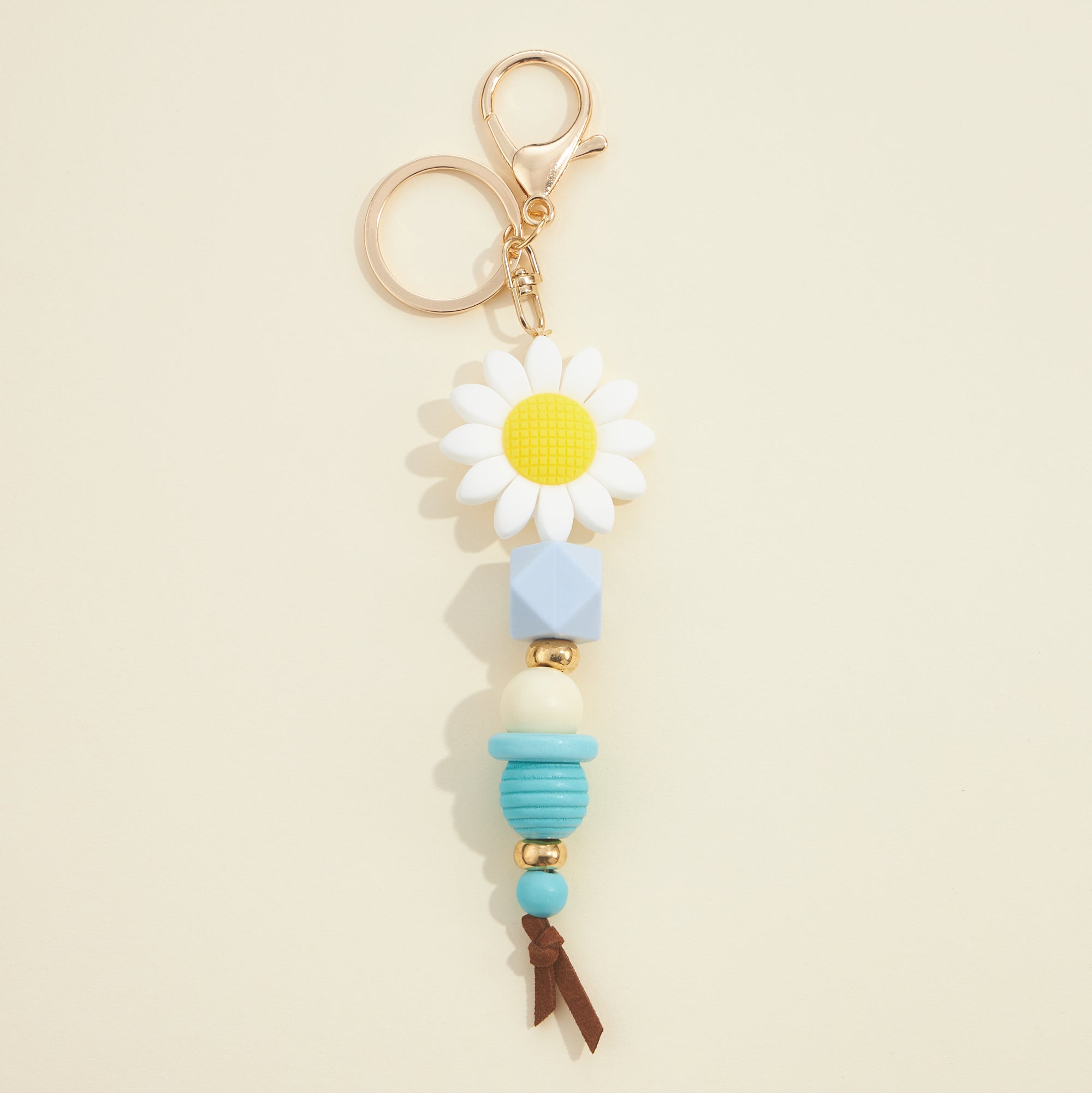 floral bag charm
