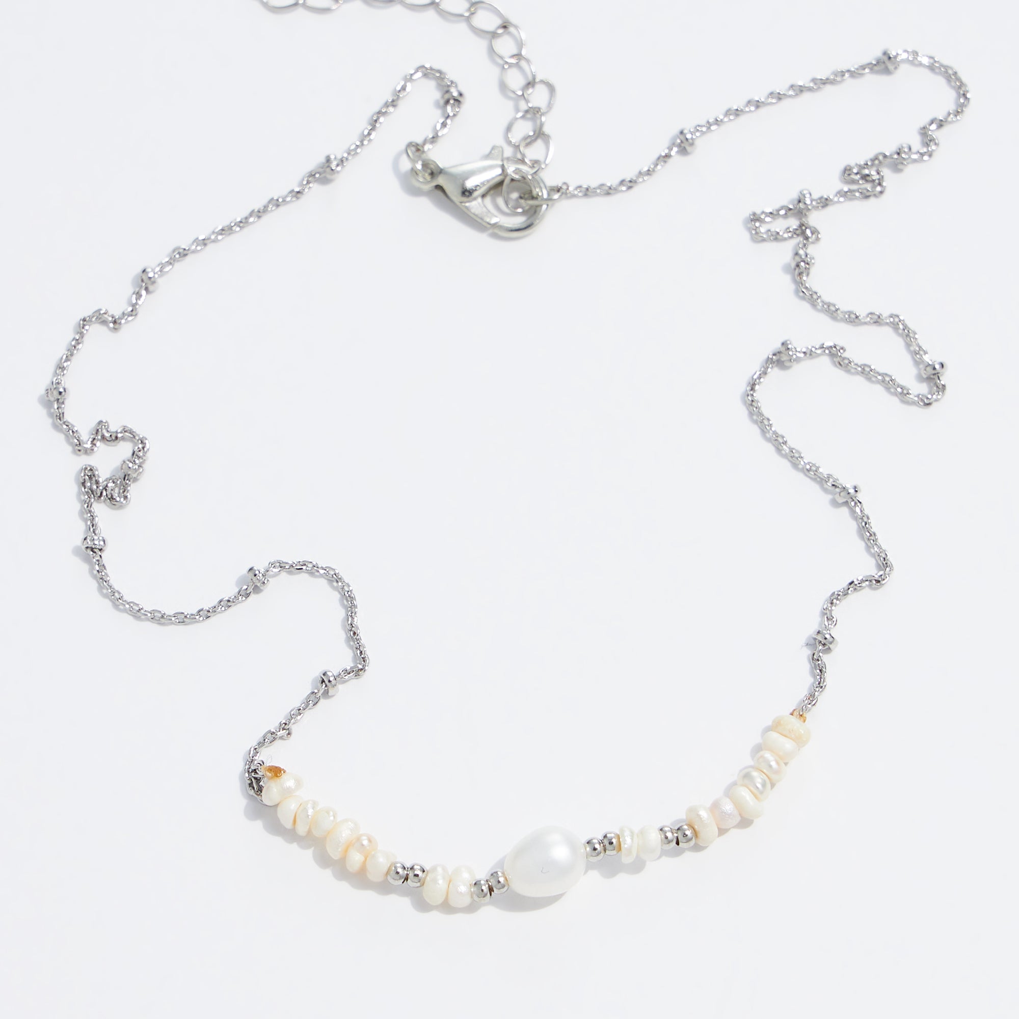 Gold Dipped Freshwater Pearls Beaded Necklace - Frem