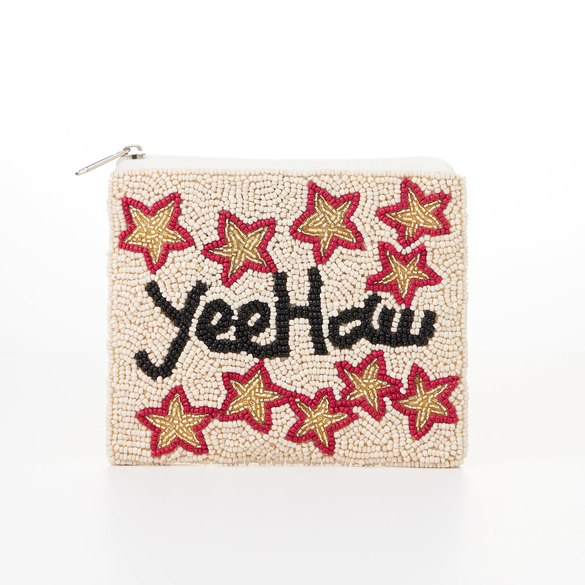 Yeehaw Seed Beads Coin Pouch