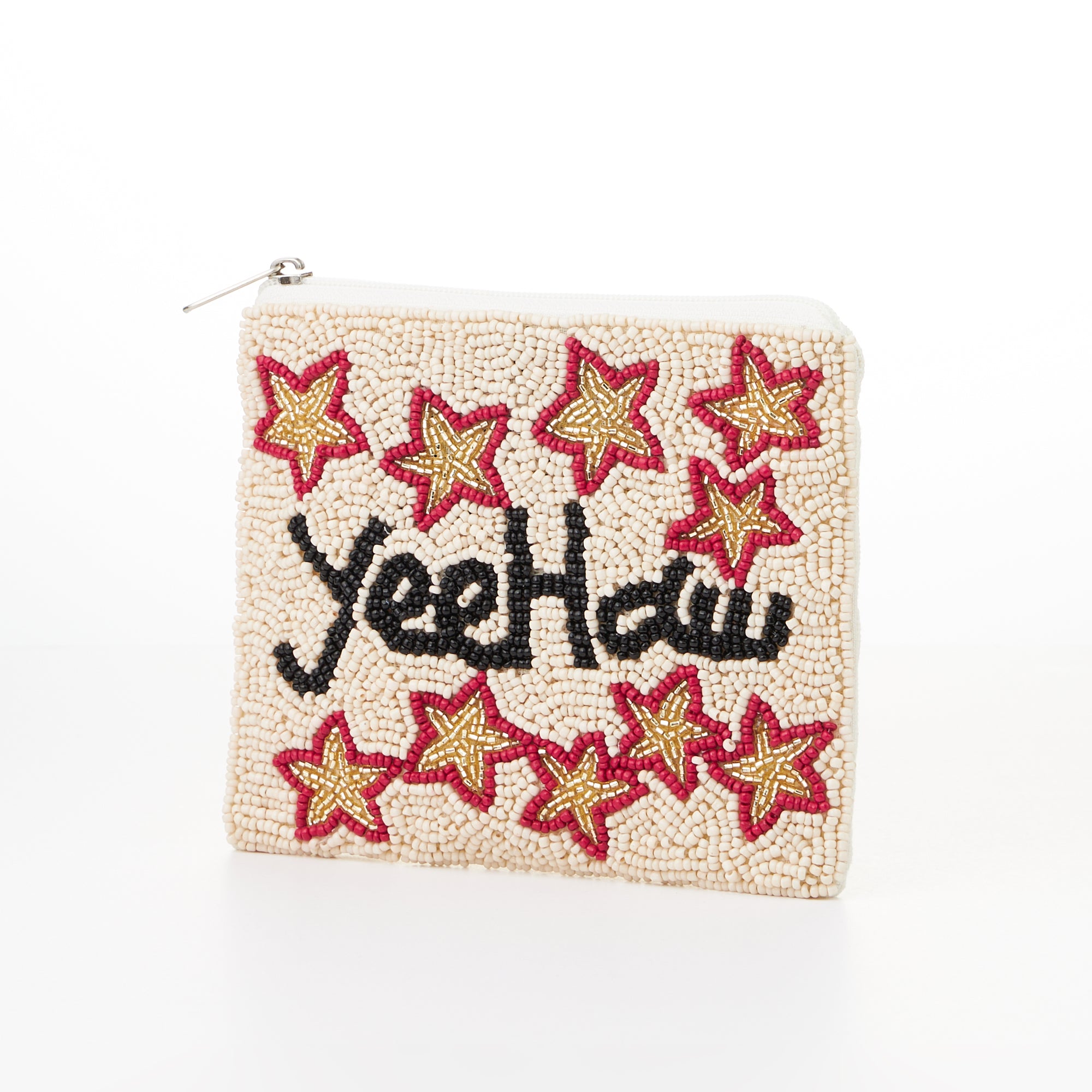 Yeehaw Seed Beads Coin Pouch